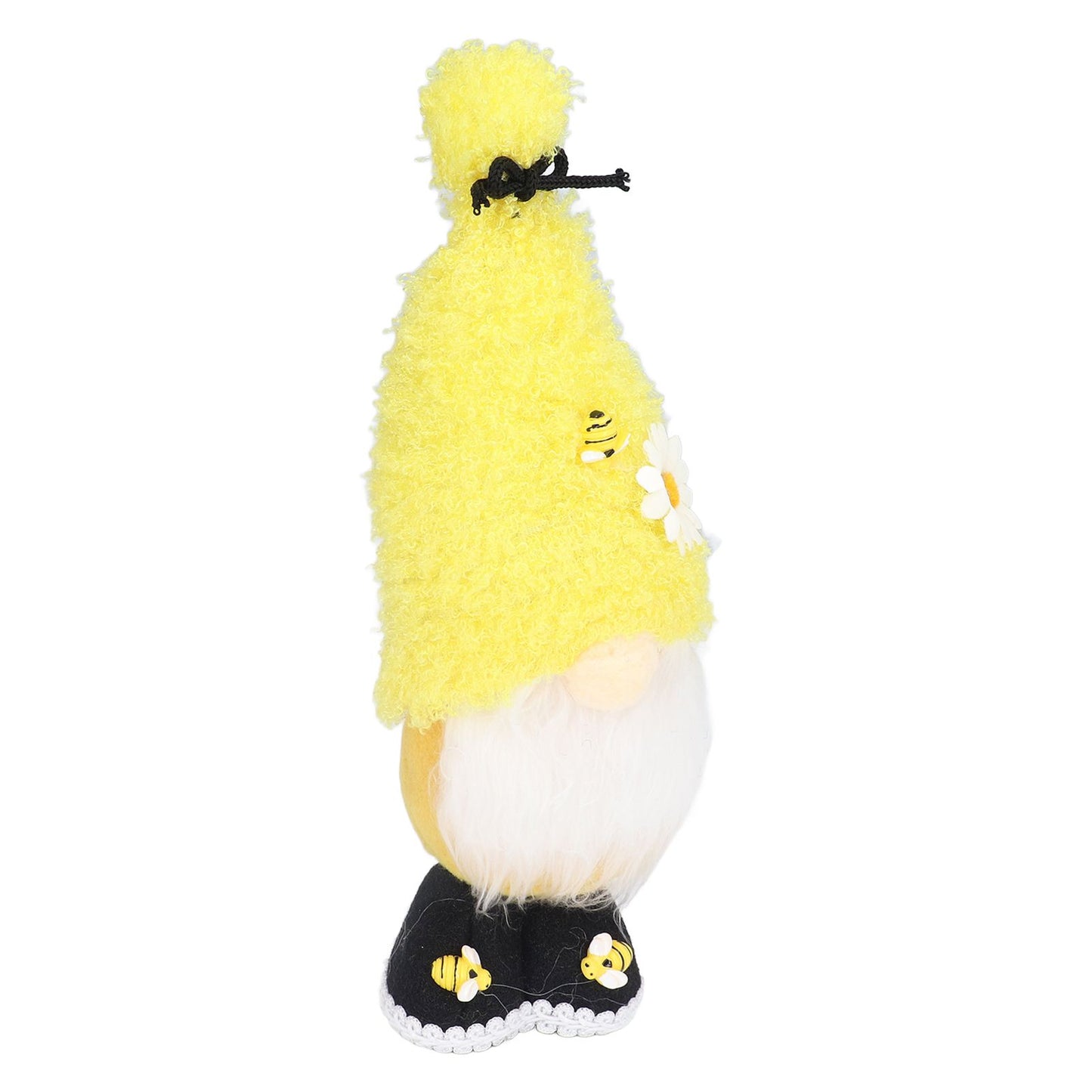 Faceless Doll Delicate Cute Mascot Plush Gnome with Yellow Sunflower Flower Gnome Doll for Easter Wedding Birthday Yellow