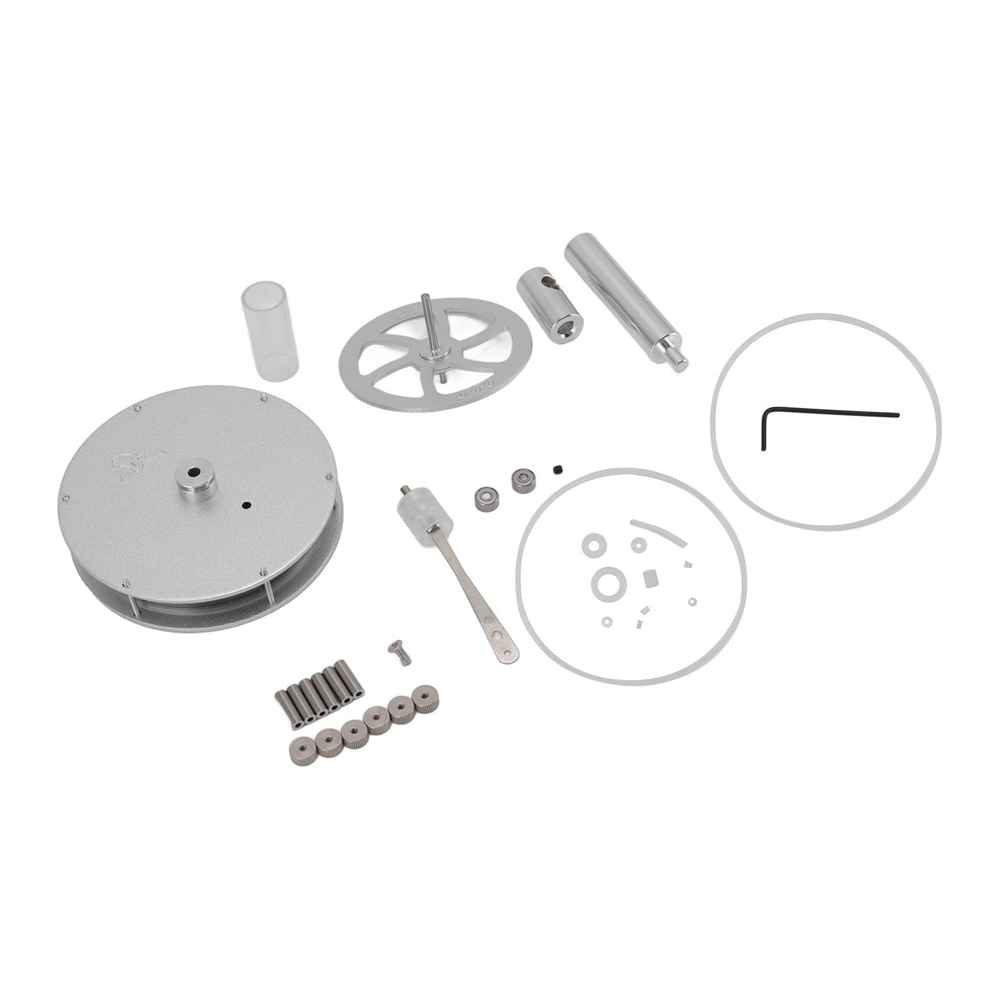 Low Temperature Stirling Engine Model Aluminum Physical Experimental Engine Model Kids Educational Toy