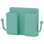Wall Mounted Storage Box Multifunctional Phone Charging Wall Mount Holder for Bed Bathroom Kitchen OfficeGreen