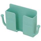 Wall Mounted Storage Box Multifunctional Phone Charging Wall Mount Holder for Bed Bathroom Kitchen OfficeGreen