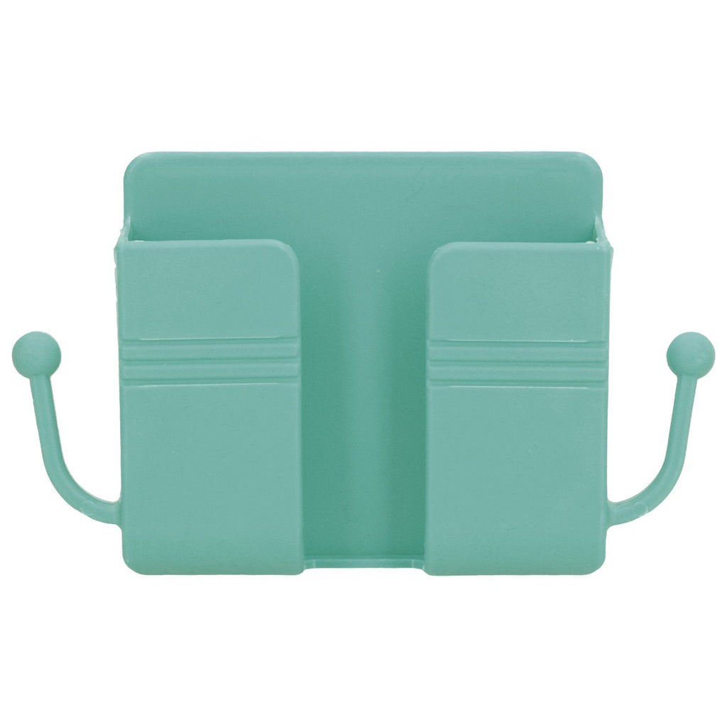 Wall Mounted Storage Box Multifunctional Phone Charging Wall Mount Holder for Bed Bathroom Kitchen OfficeGreen