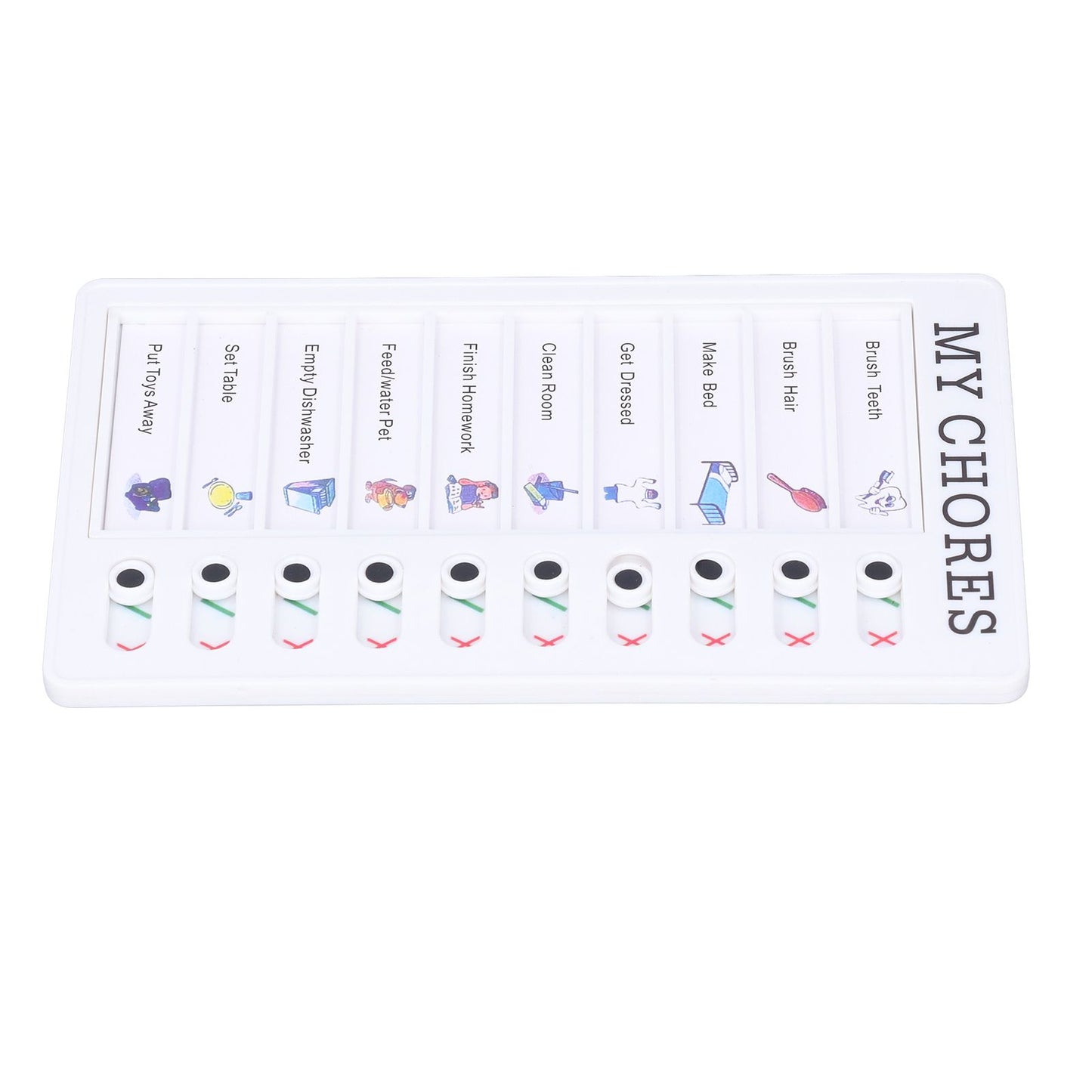 Chore Chart Memo Boards Portable Detachable Message Board Feel Comfortable PVC Kids Chore Chart for Kids Learn PlanningMY CHORES