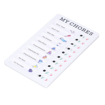 Chore Chart Memo Boards Portable Detachable Message Board Feel Comfortable PVC Kids Chore Chart for Kids Learn PlanningMY CHORES