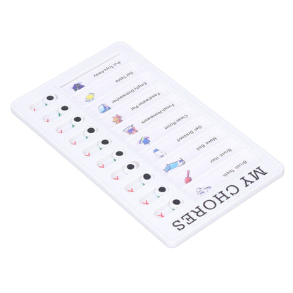 Chore Chart Memo Boards Portable Detachable Message Board Feel Comfortable PVC Kids Chore Chart for Kids Learn PlanningMY CHORES