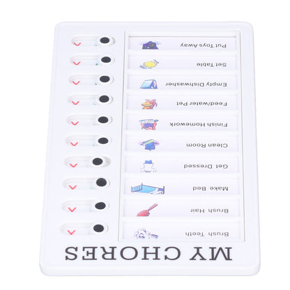 Chore Chart Memo Boards Portable Detachable Message Board Feel Comfortable PVC Kids Chore Chart for Kids Learn PlanningMY CHORES