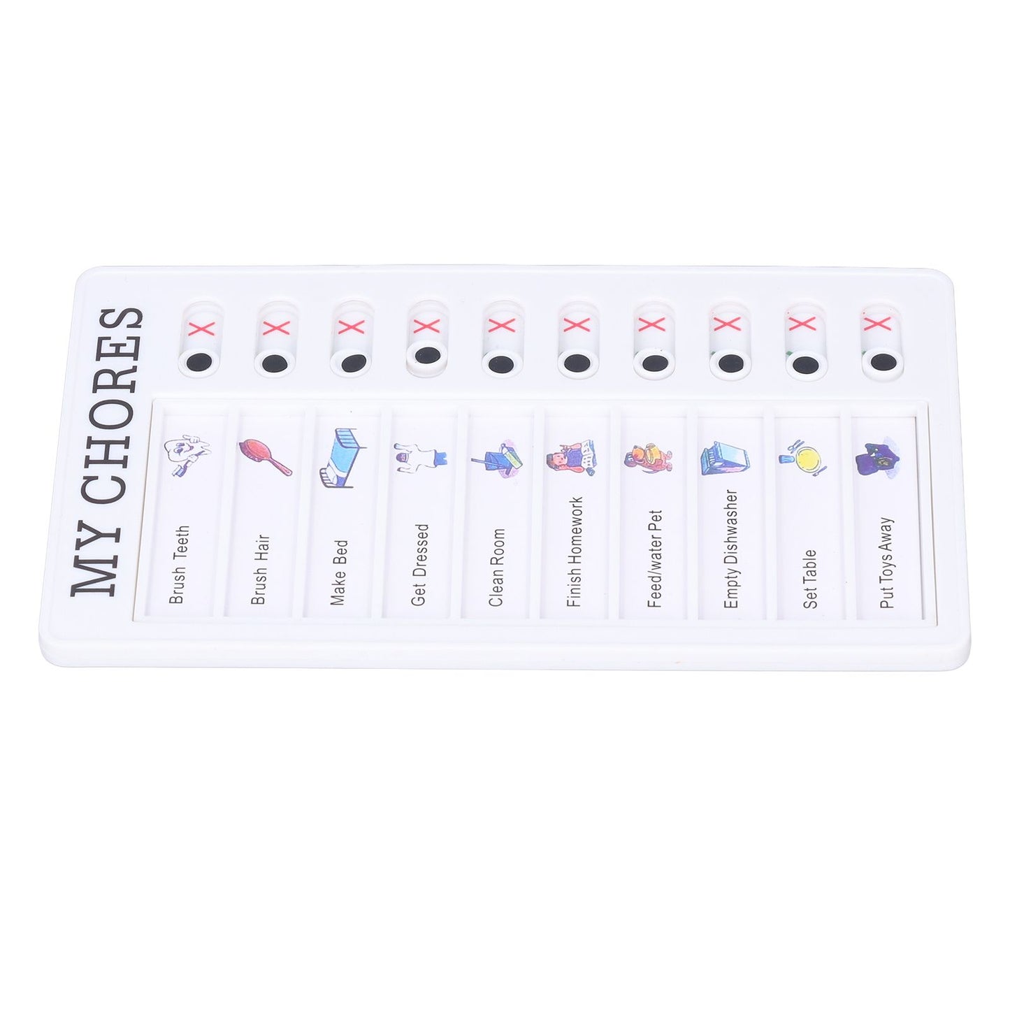 Chore Chart Memo Boards Portable Detachable Message Board Feel Comfortable PVC Kids Chore Chart for Kids Learn PlanningMY CHORES