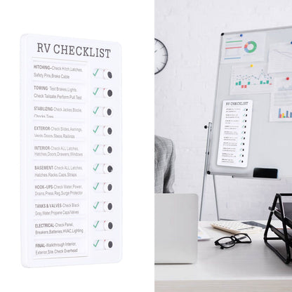 Chore Chart Memo Boards Portable Detachable Message Board Feel Comfortable PVC Kids Chore Chart for Kids Learn PlanningRV CHECKLIST
