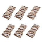 6PCS High Elasticity Chair Cover Removable Washable Dustproof Home Hotel Dining Chair CoversType 2