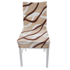 6PCS High Elasticity Chair Cover Removable Washable Dustproof Home Hotel Dining Chair CoversType 2