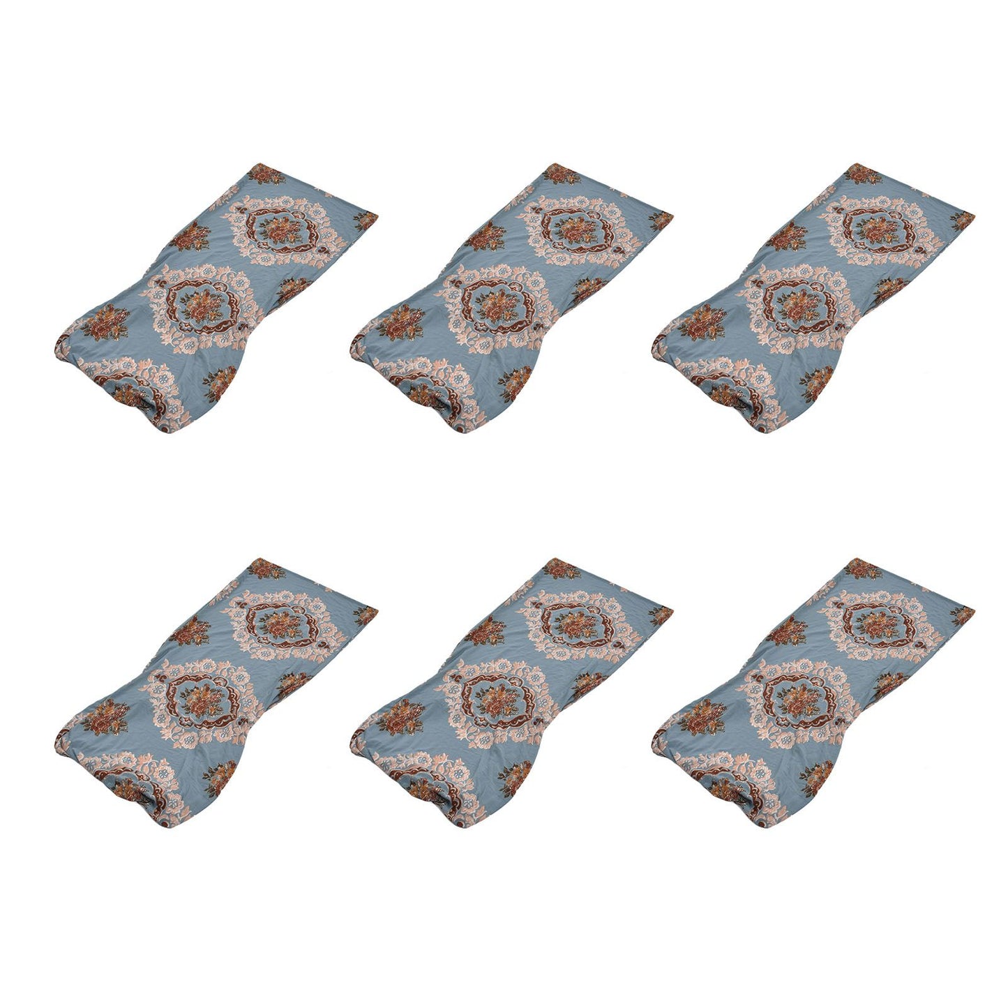 6PCS High Elasticity Chair Cover Removable Washable Dustproof Home Hotel Dining Chair CoversType 4