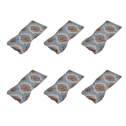 6PCS High Elasticity Chair Cover Removable Washable Dustproof Home Hotel Dining Chair CoversType 4