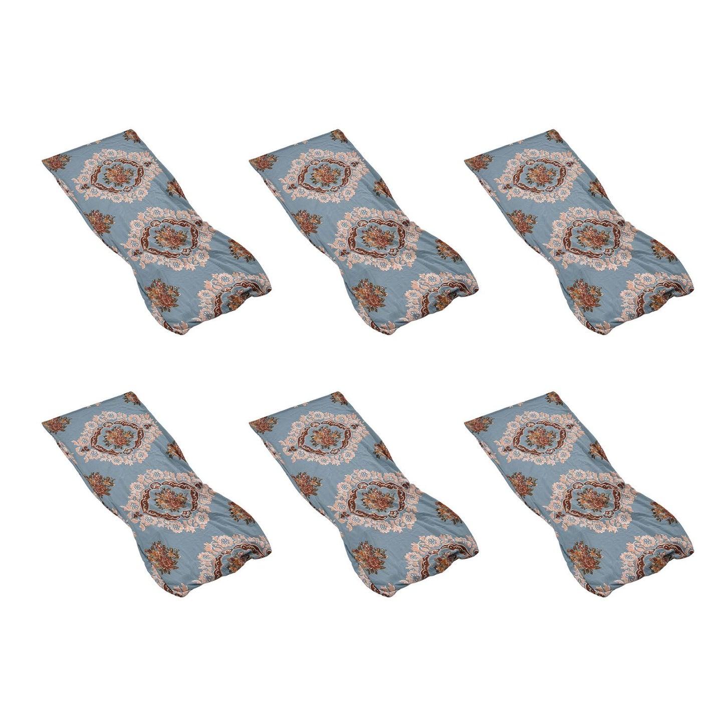 6PCS High Elasticity Chair Cover Removable Washable Dustproof Home Hotel Dining Chair CoversType 4