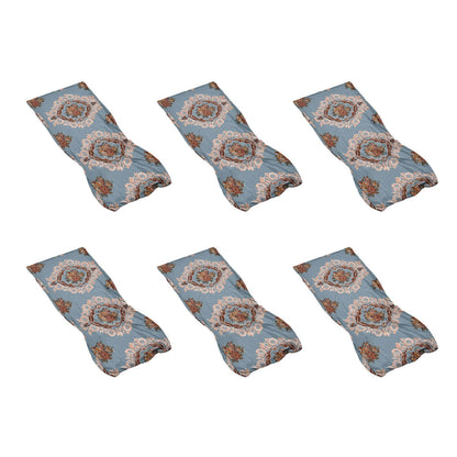 6PCS High Elasticity Chair Cover Removable Washable Dustproof Home Hotel Dining Chair CoversType 4