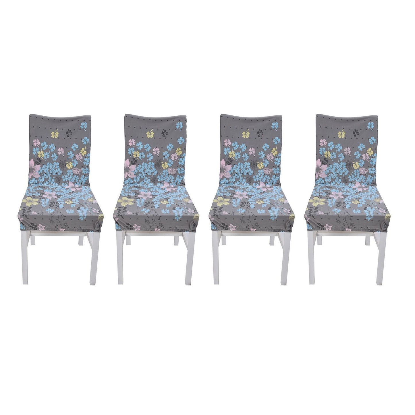 4Pcs Chair Slipcover High Elasticity Stylish Elegant Design Dustproof Dining Chair Cover for Hotel Office BanquetLittle Love