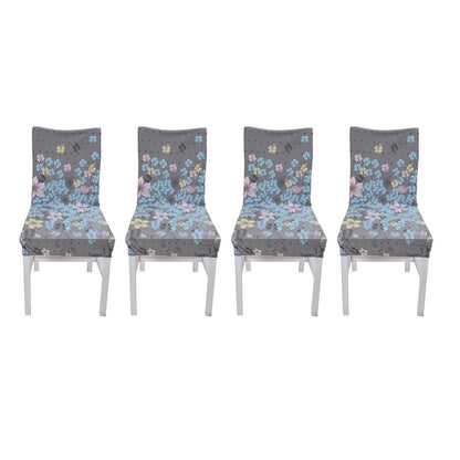 4Pcs Chair Slipcover High Elasticity Stylish Elegant Design Dustproof Dining Chair Cover for Hotel Office BanquetLittle Love