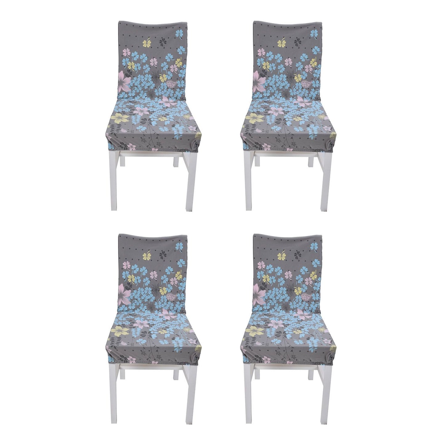 4Pcs Chair Slipcover High Elasticity Stylish Elegant Design Dustproof Dining Chair Cover for Hotel Office BanquetLittle Love