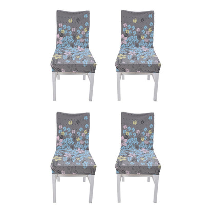 4Pcs Chair Slipcover High Elasticity Stylish Elegant Design Dustproof Dining Chair Cover for Hotel Office BanquetLittle Love