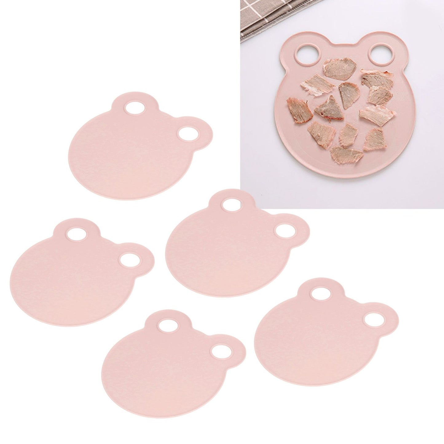 Kitchen Cutting Board Small Portable Cute Shape Cutting and Serving Board for Household DormitoryPink