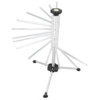 Manual Rotation Pasta Drying Rack Stainless Steel Folding Noodle Rack for Household Kitchen