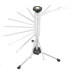 Manual Rotation Pasta Drying Rack Stainless Steel Folding Noodle Rack for Household Kitchen