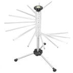 Manual Rotation Pasta Drying Rack Stainless Steel Folding Noodle Rack for Household Kitchen