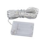 LED Curtain String Lights DIY 33 Feet Waterproof Warm Light Decorative String Lights for Outdoor