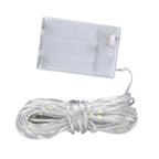 LED Curtain String Lights DIY 33 Feet Waterproof Warm Light Decorative String Lights for Outdoor