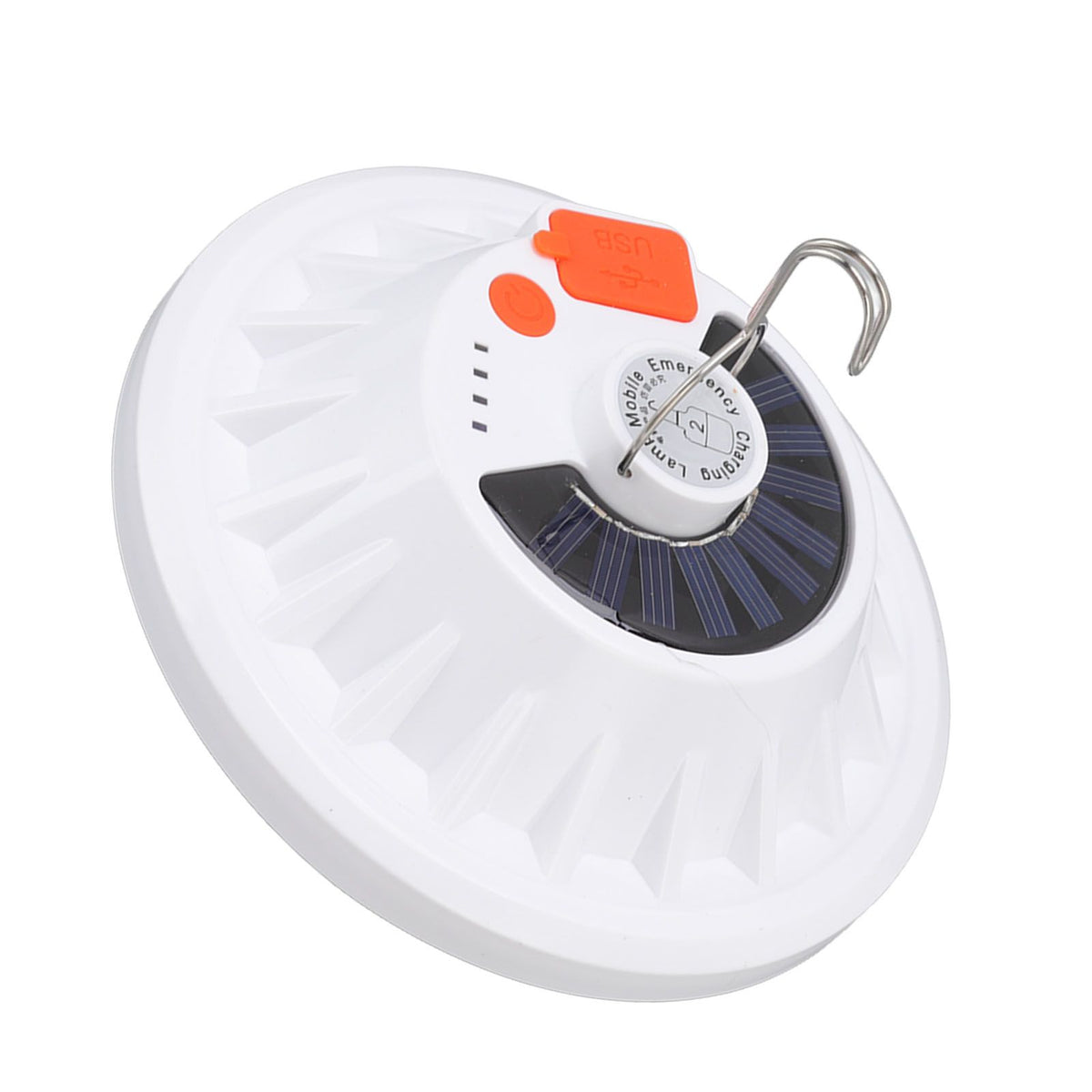 Solar Emergency Light IP65 Waterproof 60 LEDs USB Rechargeable Camping Light for Outdoor Camping