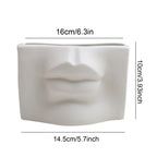 Ceramic Flower Vase Human Face Vase Minimalist Decorative Hydroponic Flower Arrangement Container
