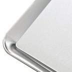 Serving Platter Square Stainless Steel Dish Tray Barbecue Plate Silver Color for Home L