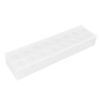 Clear Acrylic Vase Rectangular Elegant Centerpiece Flower Vase for Home Decor Wedding Party 16 Holes