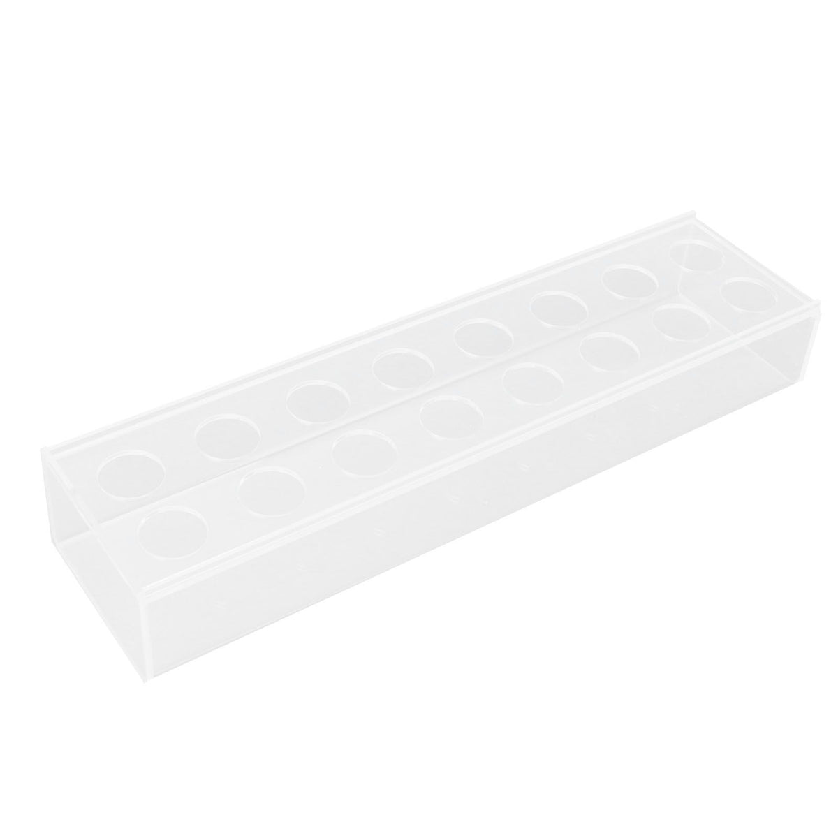 Clear Acrylic Vase Rectangular Elegant Centerpiece Flower Vase for Home Decor Wedding Party 16 Holes