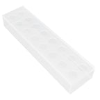 Clear Acrylic Vase Rectangular Elegant Centerpiece Flower Vase for Home Decor Wedding Party 16 Holes