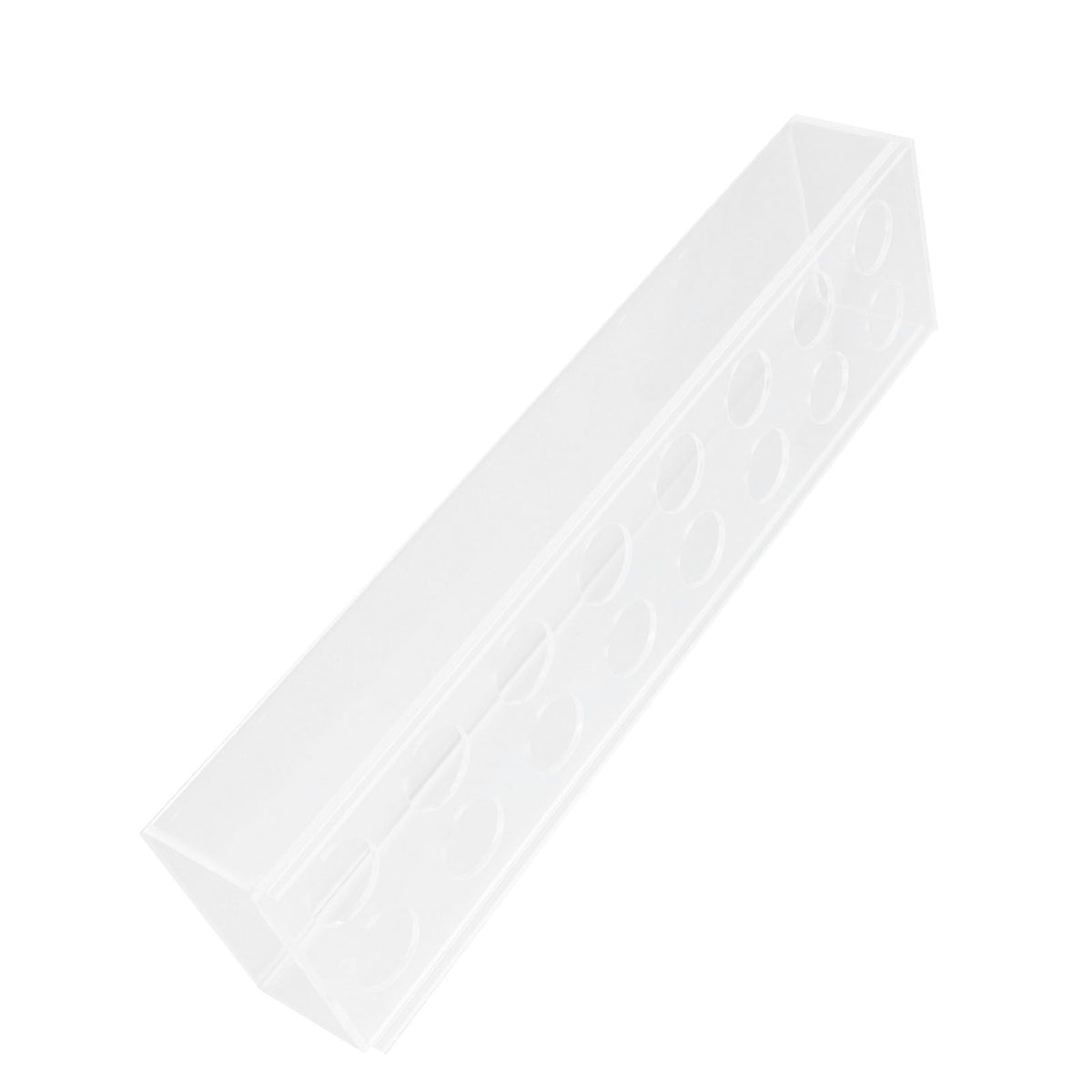 Clear Acrylic Vase Rectangular Elegant Centerpiece Flower Vase for Home Decor Wedding Party 16 Holes