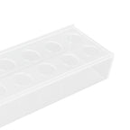 Clear Acrylic Vase Rectangular Elegant Centerpiece Flower Vase for Home Decor Wedding Party 16 Holes
