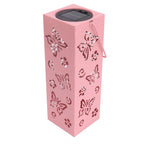Outdoor Solar Lantern LED Light Automatic On Waterproof Decorative Lamp for Garden Backyard Pink