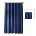 Waterproof Shower Curtain with Hooks Modern Thicken Polyester Shower Curtain for Home Hotel Bathroom Dark Blue