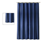 Waterproof Shower Curtain with Hooks Modern Thicken Polyester Shower Curtain for Home Hotel Bathroom Dark Blue
