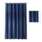 Waterproof Shower Curtain with Hooks Modern Thicken Polyester Shower Curtain for Home Hotel Bathroom Dark Blue