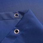 Waterproof Shower Curtain with Hooks Modern Thicken Polyester Shower Curtain for Home Hotel Bathroom Dark Blue
