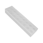 Clear Acrylic Flower Vase Multi Holes Elegant Decorative Long Rectangle Vase for Wedding Home Dining Table Decor 40cm/15.7in