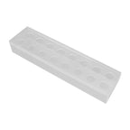 Clear Acrylic Flower Vase Multi Holes Elegant Decorative Long Rectangle Vase for Wedding Home Dining Table Decor 40cm/15.7in