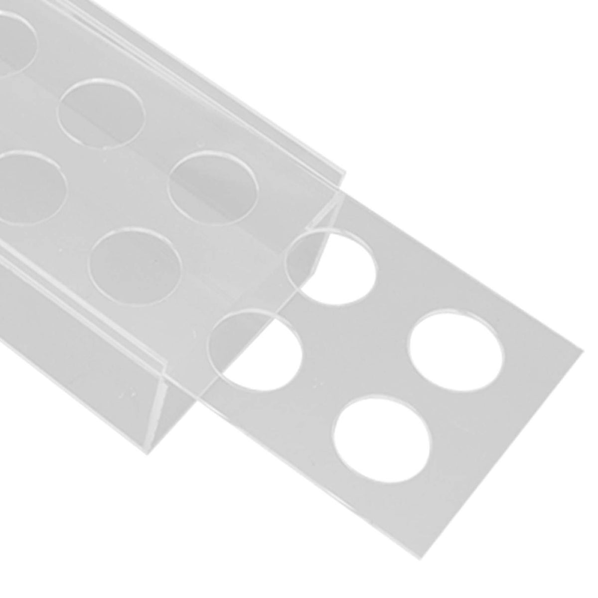 Clear Acrylic Flower Vase Multi Holes Elegant Decorative Long Rectangle Vase for Wedding Home Dining Table Decor 40cm/15.7in