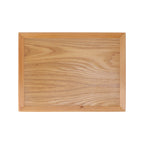 Rectangle Wood Tray Multifunctional Serving Tray for Fruit Food Pizza Gathering Outdoor 36.5 X 27cm