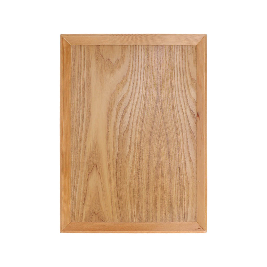 Rectangle Wood Tray Multifunctional Serving Tray for Fruit Food Pizza Gathering Outdoor 36.5 X 27cm