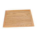 Rectangle Wood Tray Multifunctional Serving Tray for Fruit Food Pizza Gathering Outdoor 36.5 X 27cm