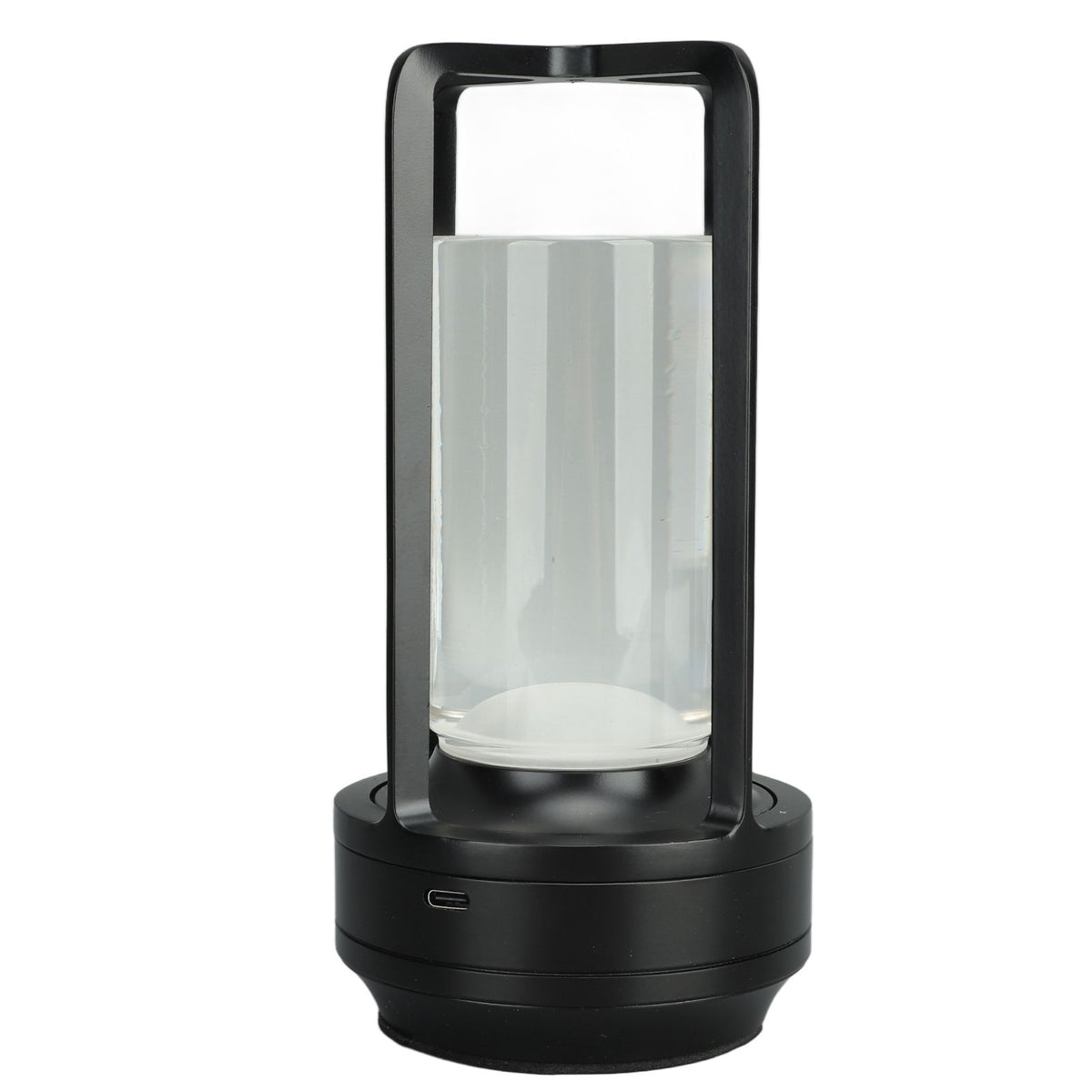 Cordless Table Lamp 3 Colors Stepless Dimming LED Table Lamp Rechargeable Touch Lamp Bedside Nightstand Lamp Black