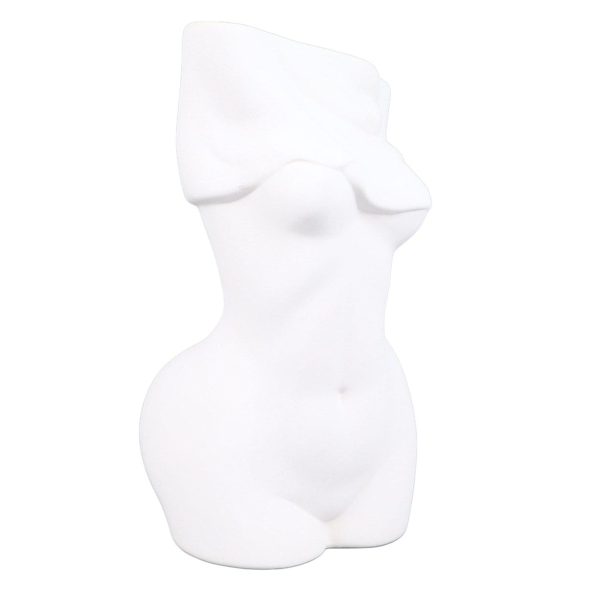 Feminine Body Vase Ceramic Modern Decorative Feminine Curve Flower Vase for Bedroom Living Room Bathroom Office Table