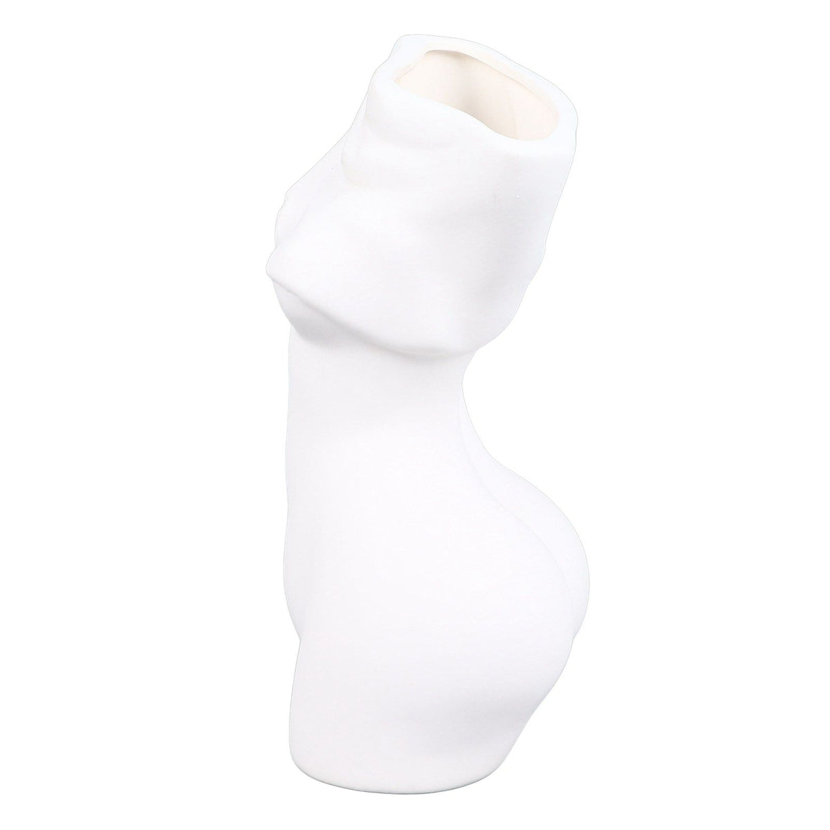 Feminine Body Vase Ceramic Modern Decorative Feminine Curve Flower Vase for Bedroom Living Room Bathroom Office Table