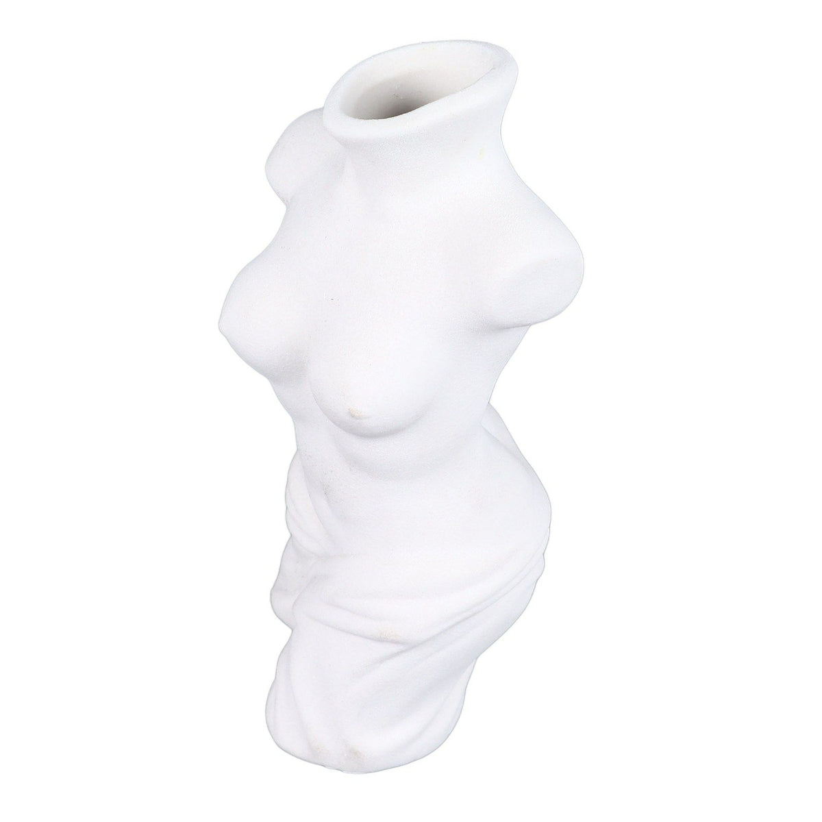 Female Body Vase White Ceramic Creative Feminine Curve Vases for Home Living Room Guesthouse Decoration